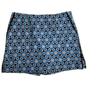 Golftini Flirtini Twist Skort Geometric Sz 8 Shorts Golf Tennis Pickleball‎